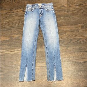 Niko mid rise ankle straight with slit